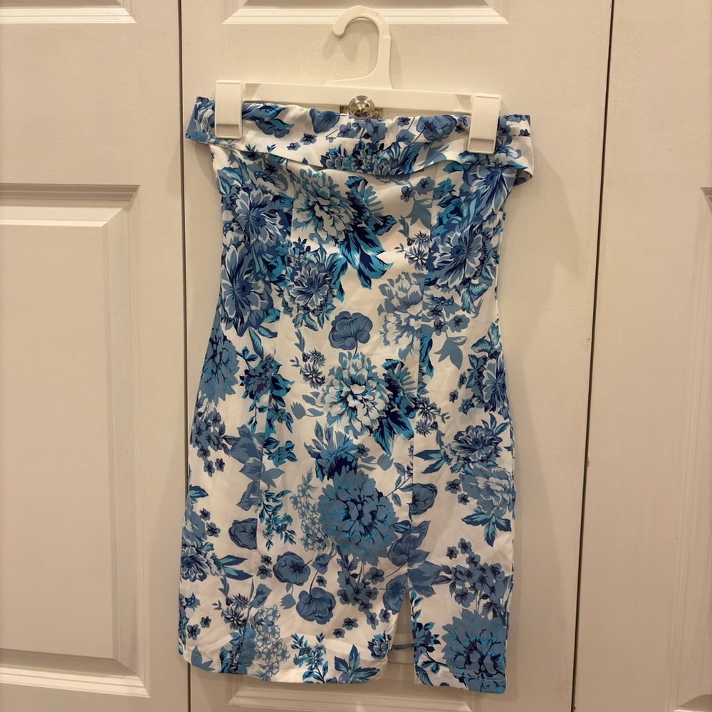 That’s So Fetch: Charms Mini Dress - Blue Floral